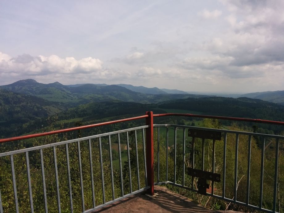 Vue depuis le château de Salm